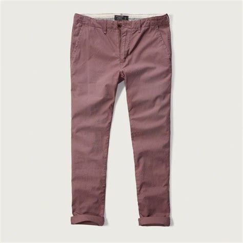 abercrombie and fitch classic taper chinos 68 liked on polyvore featuring men s fashion men