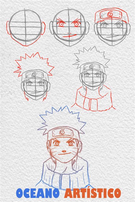 How To Draw Naruto Step By Step Tutoriais De Desenho Anime Coisas Para