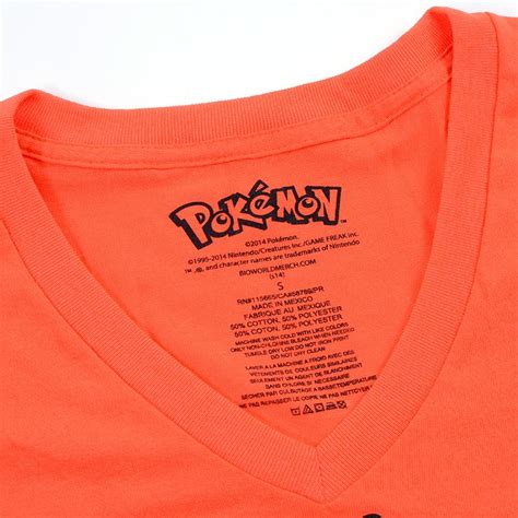 Charizard Orange V Neck Ladies T Shirt Pokémon Nintendo Tokyo