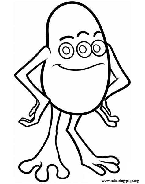 In the fun of the cartoons, children will also learn some scientific knowledge and common sense. Monsters University - Fungus coloring page