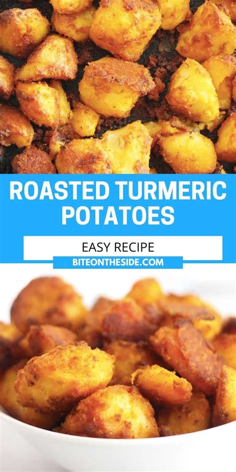 Roasted Turmeric Potatoes Bite On The Side