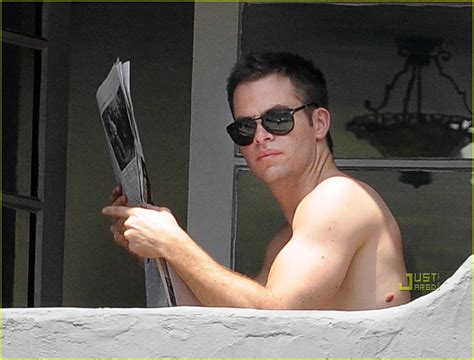 Chris Pine Is Shirtless Picks His Nose Photo 1928771 Chris Pine Shirtless Photos Just