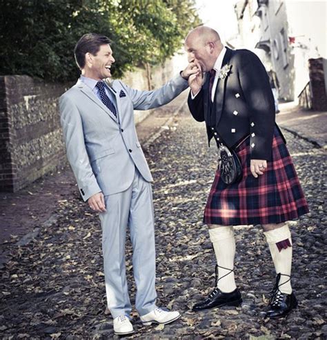 Celtic Wedding Inspiration 17 Handsome Grooms Who Wore Kilts Hitched