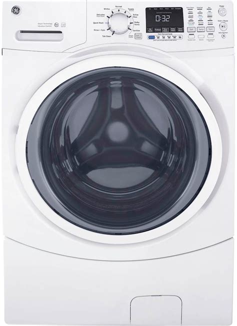 Best Buy Ge 45 Cu Ft Stackable Front Load Washer White Gfw450ssmww