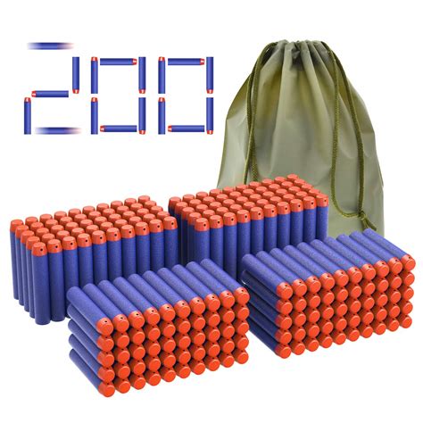 200 Pcs Refill Pack Bullets For Nerf N Strike Elite Series Blasters To