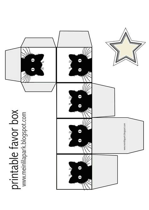 Free Printable Favor Boxes Templates For Baby Shower