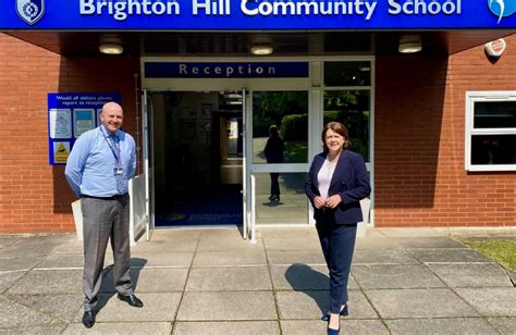 Maria Miller Mp Welcomes Return Of Year 10 Pupils To Brighton Hill Community School Maria Miller