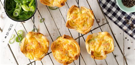 Quick Ham And Cheese Mini Quiches