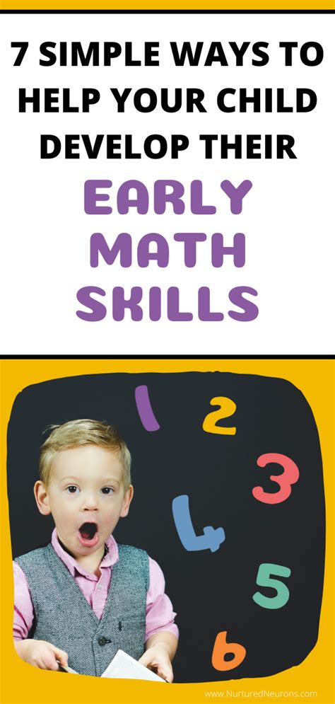 7 Simple Ways To Develop Preschool Math Skills Nurtured Neurons