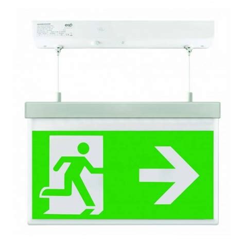 Esp Duceri Emergency Exit Hanging Sign Board Right Price In Uae