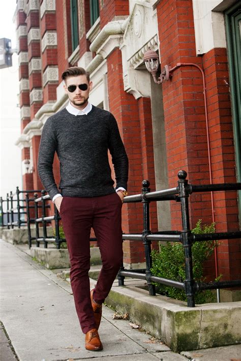 Mens Casual Fall Sweater Outfit Idea Unkept Gentleman