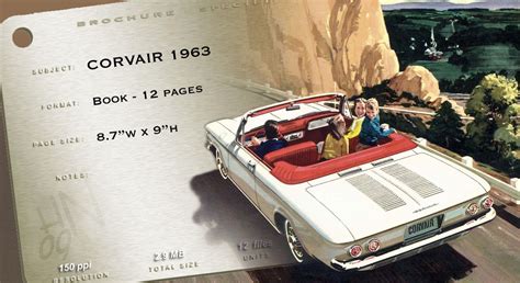 1963 Chevrolet Corvair Brochure