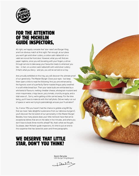 Burger King Integrated Advert By Buzzman Master Burger Ads Of The