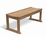 4 Seater Wooden Garden Bench