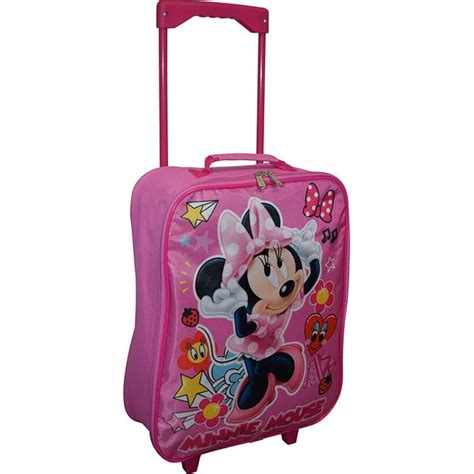 Minnie Mouse Disney 15 Collapsible Wheeled Pilot Case Rolling