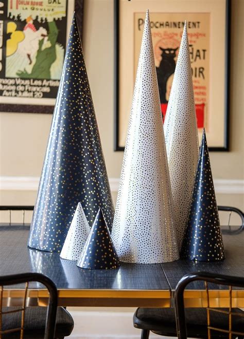 How To Make Giant Paper Cone Trees For Christmas Christmas Tree