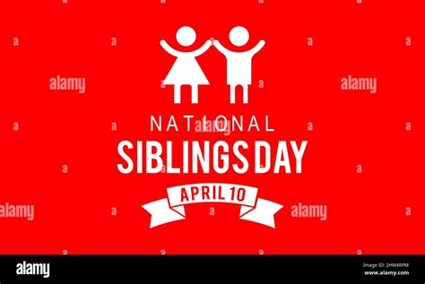 Siblings Day Siblings Love Template For Banner Card Poster