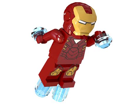 3d Lego Models Iron Man Minifigure Downloads