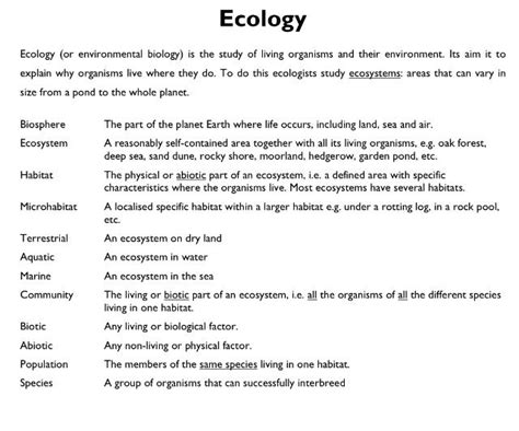Why Do Ecologists Study Habitats Abiewbr