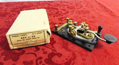 Lot Detail Wwii Era J 38 Morse Code Telegraph Key