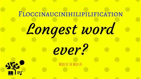 With that said, there are plenty of other big words in the english language. Floccinaucinihilipilification: The Longest Word in the ...