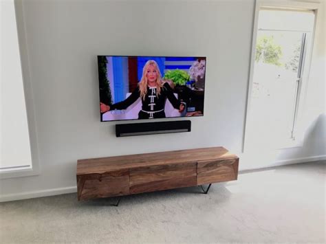 Affordable Lg Tv And Sonos Playbar Wall Mounting And Installation Northern