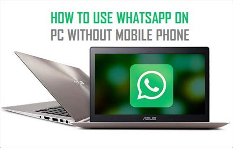 Good news is we can use whatsapp in pc or laptop. How to Use WhatsApp On PC Without Mobile Phone