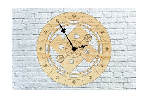 Number Clock Cnc Laser Cutting Cdr Dxf File Free