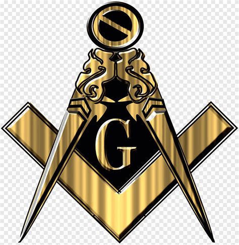 Gold And Black G Logo Illustration Masonic Symbols Freemasonry Grande