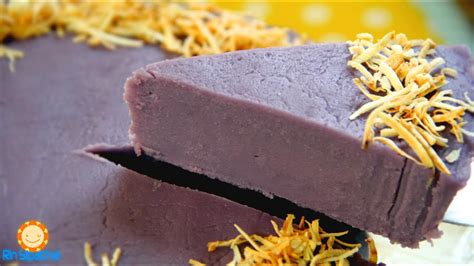 how to make filipino purple yam jam ขนมมันเลือดนกกวนฟิลิปปินส์ ube halaya youtube