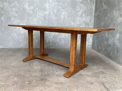 Old Refectory Antique Solid Oak Dining Table