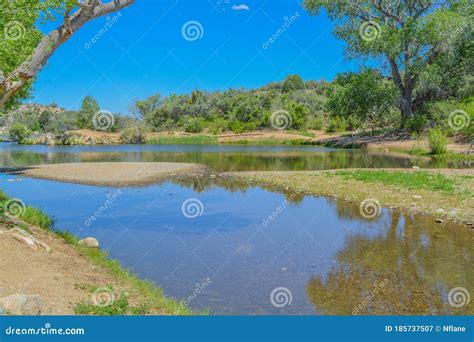 View Of Fain Lake In Prescott Valley Yavapai County Arizona Usa Stock