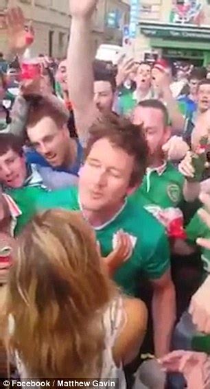 Video Of Hundreds Of Lovestruck Irish Football Fans Serenading French Girl In Bordeaux Daily