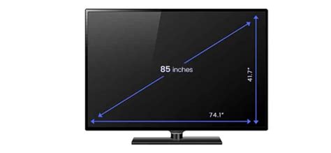 Tv Dimensions Chart A Guide On Tv Measurements And Size Architectures
