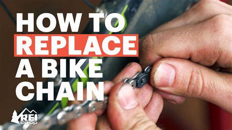 Bike Maintenance How To Replace A Bike Chain Youtube