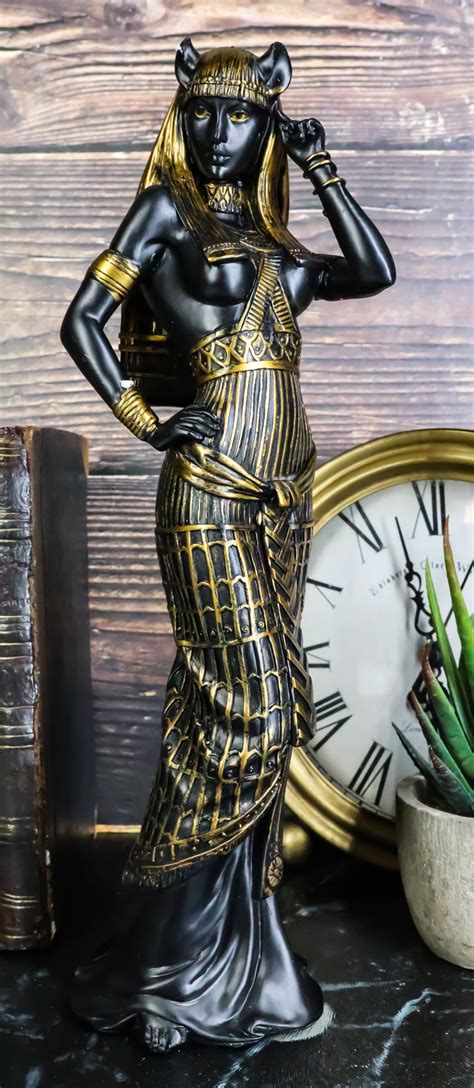 Ebros T Egyptian Goddess Bastet Cat In Sensual Human Form Figurine