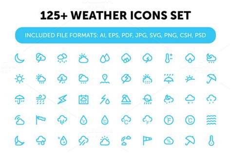 Weather Channel Icon Symbols Meaning Designtube Creative Design Content