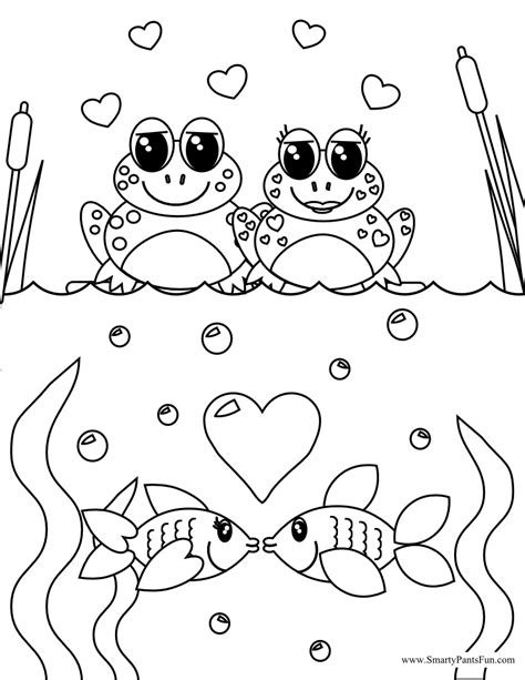 Cute Valentines Day Coloring Pages At Free Printable