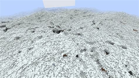 Frozen Snow Block Field Minecraft Map
