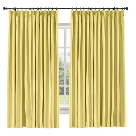 Buy Twopages Thermal Insulated Solid Pinch Pleated Curtains Window