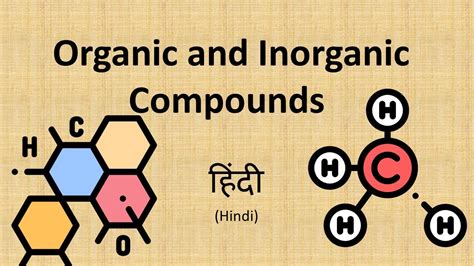 What Are Organic And Inorganic Compounds In Hindi Youtube