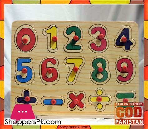 Buy Early Educational Wooden Puzzle Toy Numbers At Best Price In Pakistan