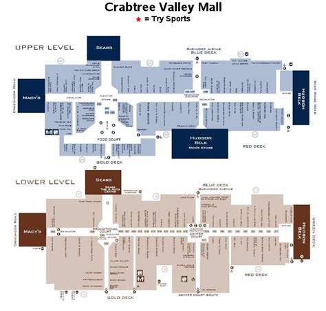 Virtual Crabtree Valley Mall Map Sasgraph Prototype