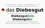Deklination "Diebesgut" - Alle Fälle des Substantivs, Plural und ...