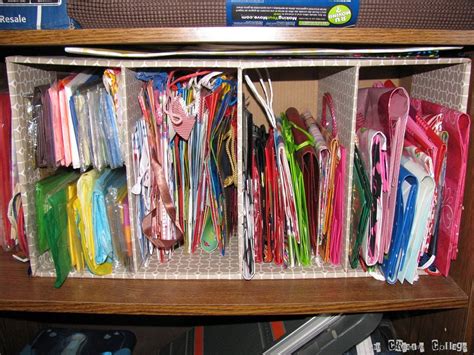 Craft Room Organization Part 3 | Gift bag storage, Gift wrap storage, Fabric storage