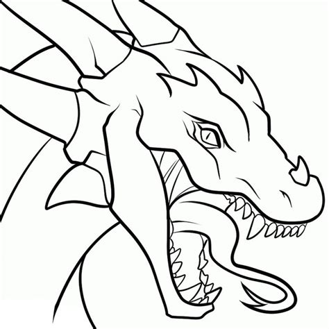 Simple Dragon Drawing
