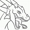 1024x1024 Simple Dragon Drawing Drawings Of Dragons Heads Clipart Best ...