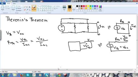 Thevenins Theorem And Thevenin Equivalent Circuit Youtube