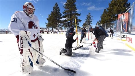Nhls Lake Tahoe Outdoor Game Delayed 8 Hours Due To Poor Ice
