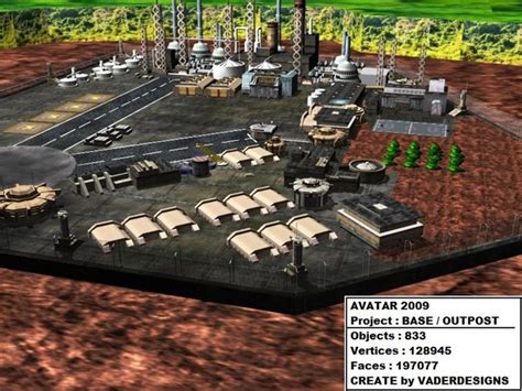 Avatar Base Outpost 3d Model